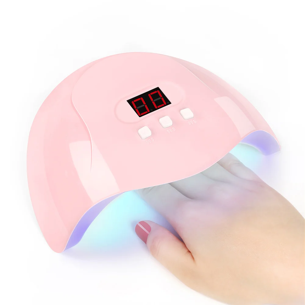 

COSCELIA Portable Nail Dryer Machine Wholesale Varnish Polish Manicure Drying USB UV Lamp High Power Make Your Brand, White pink