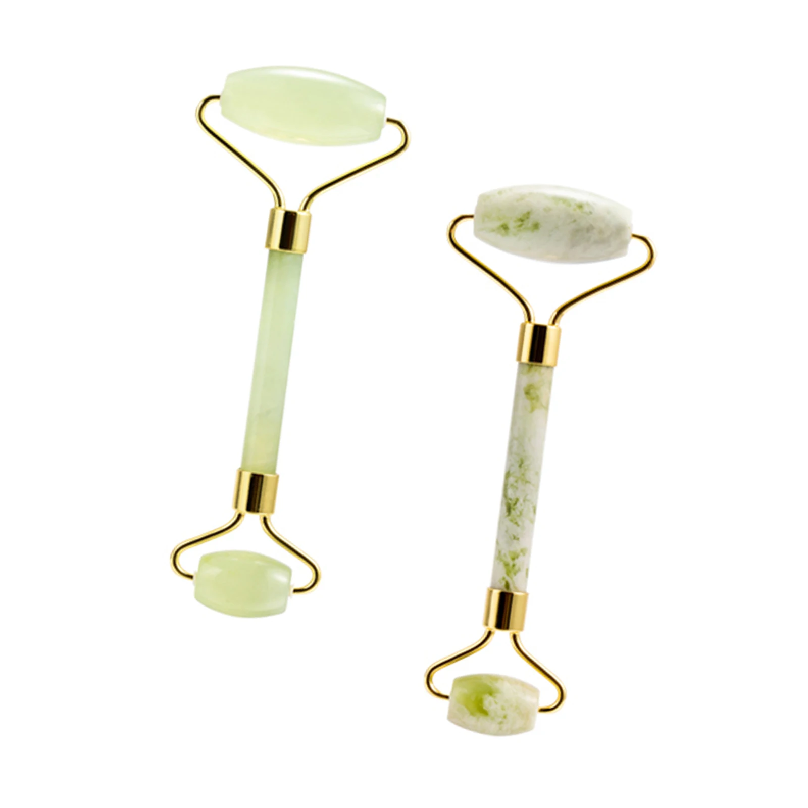 

Anti Aging Rose Quartz Face Roller Facial Beauty Roller Skin Care Tool Green Jade Roller, Pink rose quartz