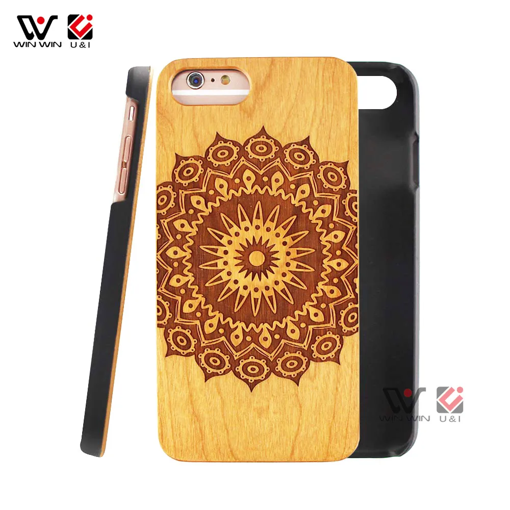 2020 Hot Products Custom Logo Laser Engraving Wood+PC Cell Phone Case For iPhone XS Max