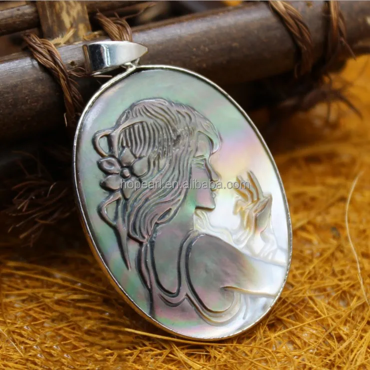 MOP93 Natural Black Shells Jew