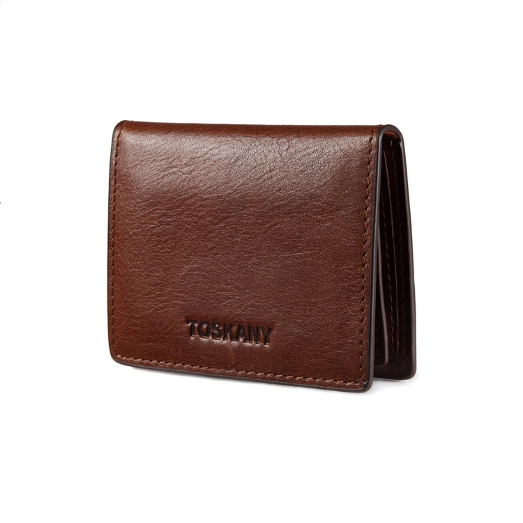 

Multi-function Genuine Leather Men Slim Rfid Blocking Card Holder Casual Wallets, Customized color