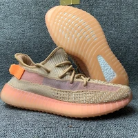 

with original logo & boxes 4-13 us large size 350 V2 clay casual sport yeeze sneakers yezzy shoes for ladies mujer women man