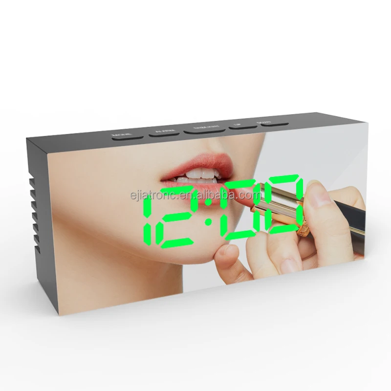 

Digital Alarm Clock Mirrored LED Display