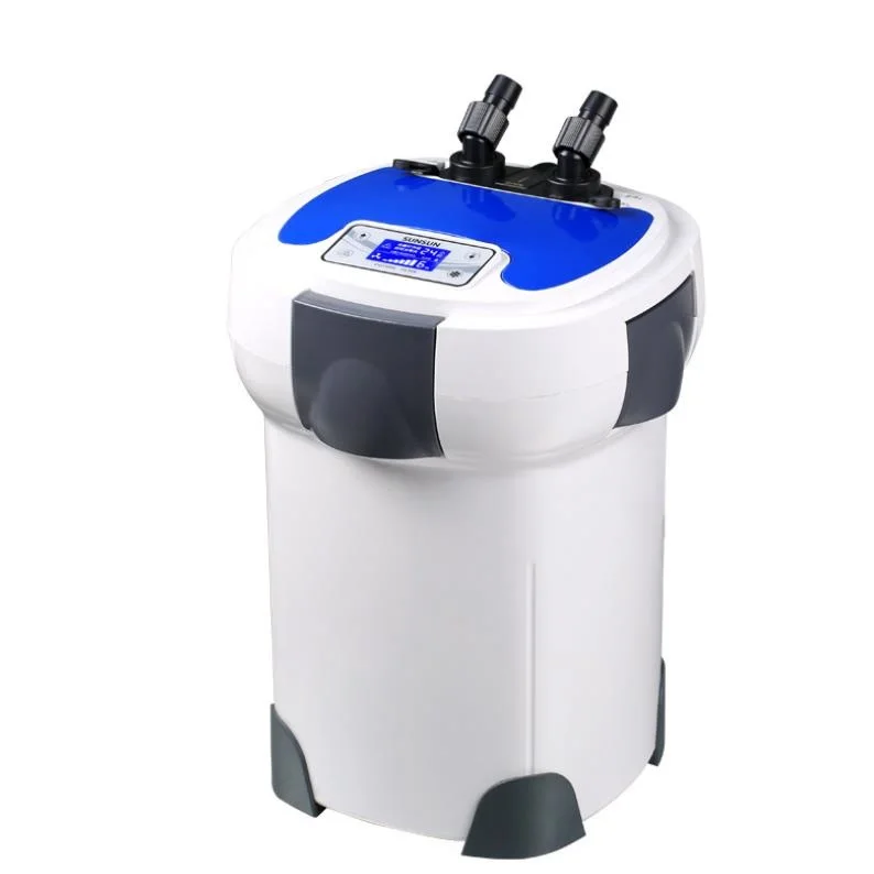 

HW-3000 Frequency Conversion Mute Aquarium Fish Filter with UV Light Aquarium Canister External Fish Tank Filter