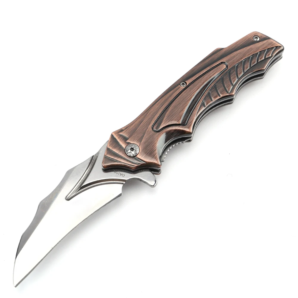 

Hot sale custom handmade 3Cr13 jungle folding stainless steel pocket knife with antiskid handle