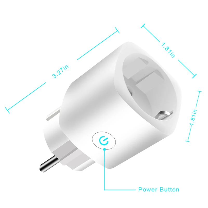 TUYA Smart Zigbee Plug Home Mini Voice Intelligent Control Power Supply Outlet Socket Smart Home/office - ANKUX.COM