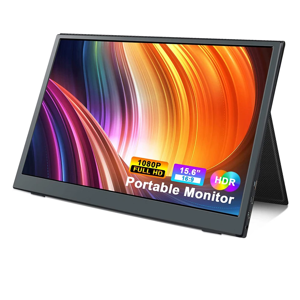 

Amazon hot selling cheap plastic HDR 1080P portable monitor 15.6 15.8 16 inch with type c for gaming PS3 PS4 switch laptop