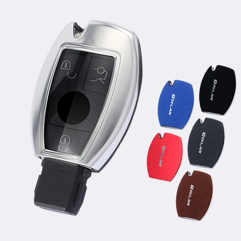 

HOT Selling High Quality Smart Mercedes Key Cover for Benz, Red/ blue/ brown/gray/black