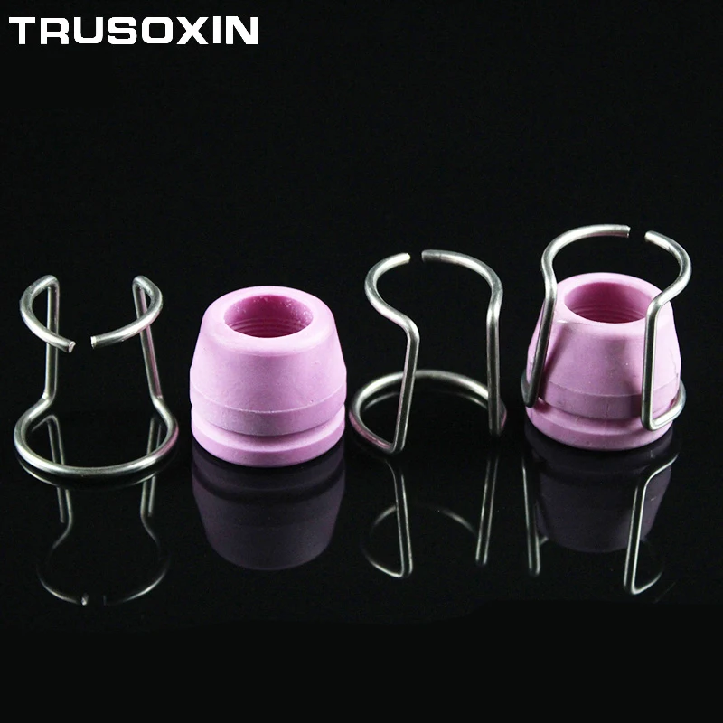 

10PCS Ceramic shield cups and 10PCS Guide Ring/Air Plasma Cutter AG60 Cutting Torch Consumable/Weiding Tools/Accessories