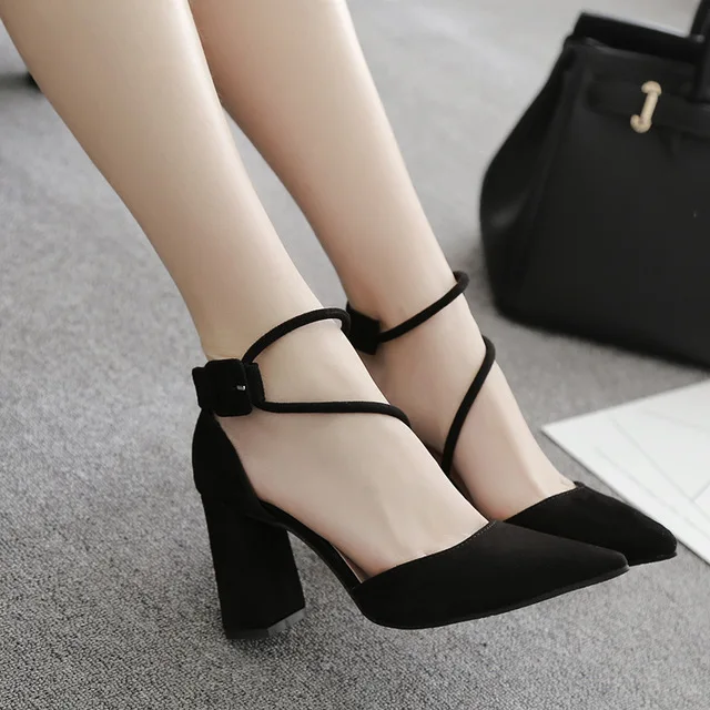 

Free Shipping Italian latest new design new models wholesale china fancy nice suede office fashion high heel lady shoes, Requirement