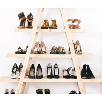 ladder shoe shelf