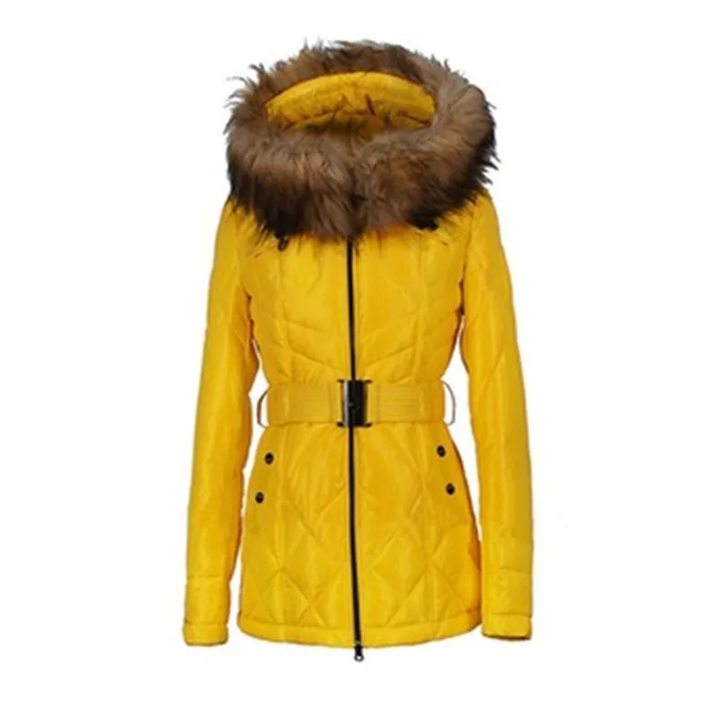 padded coat with big fur hood