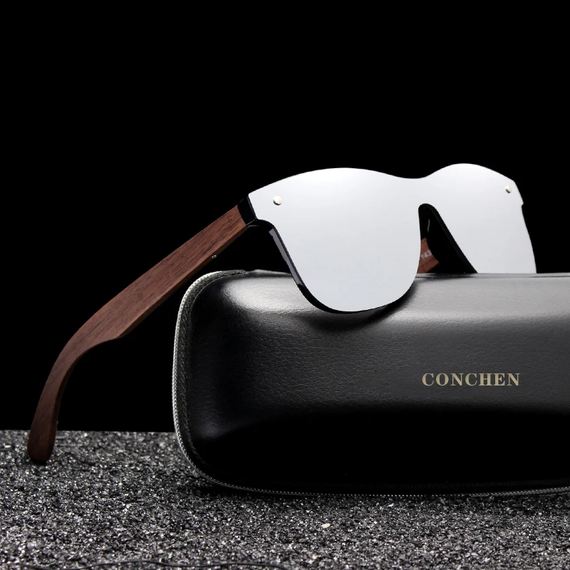 

bamboo polarized mens custom design sunglass logo 2022 wooden sunglasses