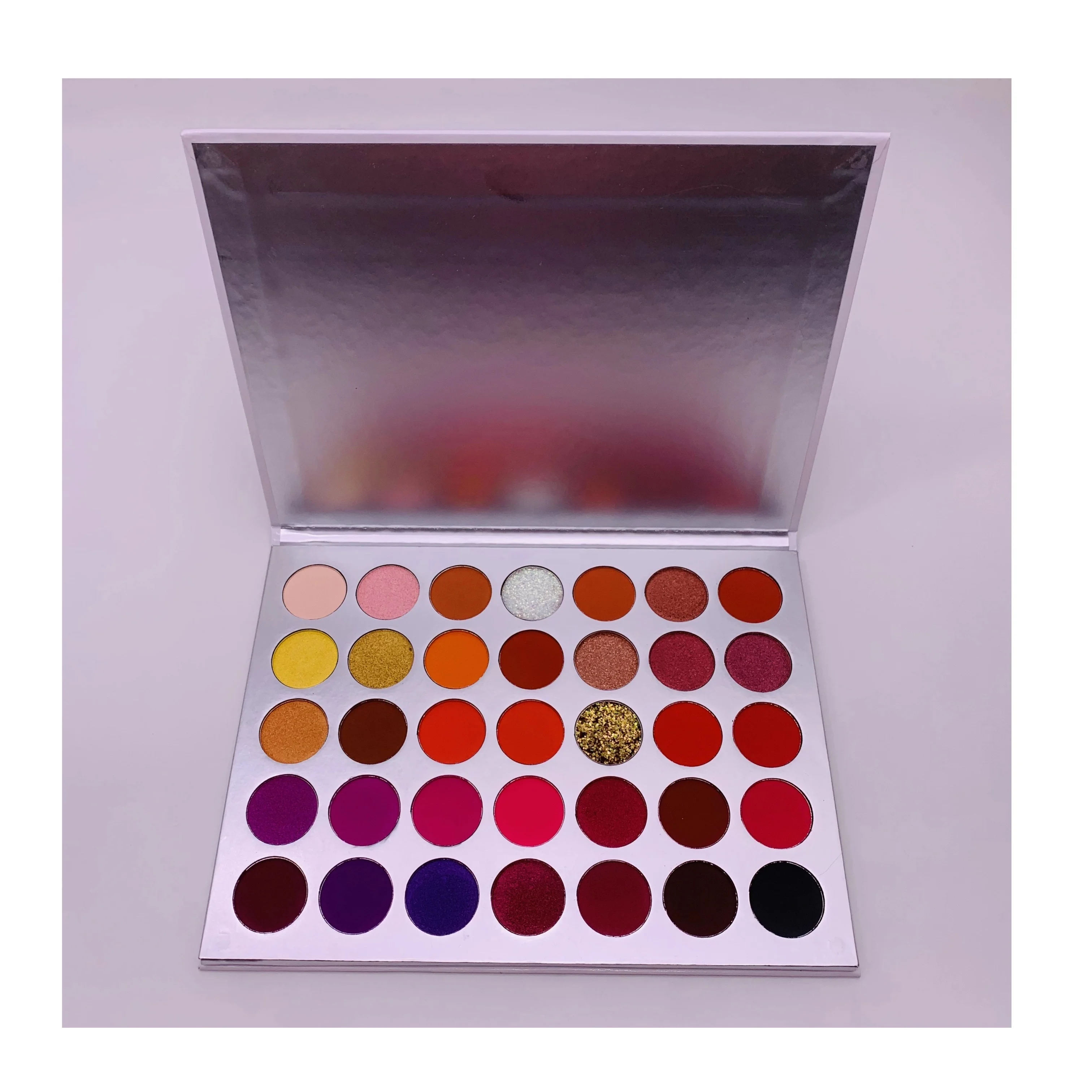 

Low moq OEM high quality private label custom make your own brand eyeshadow palette