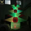 Ready to ship 3m high inflatable christmas tree with led lighting xmas event party decor