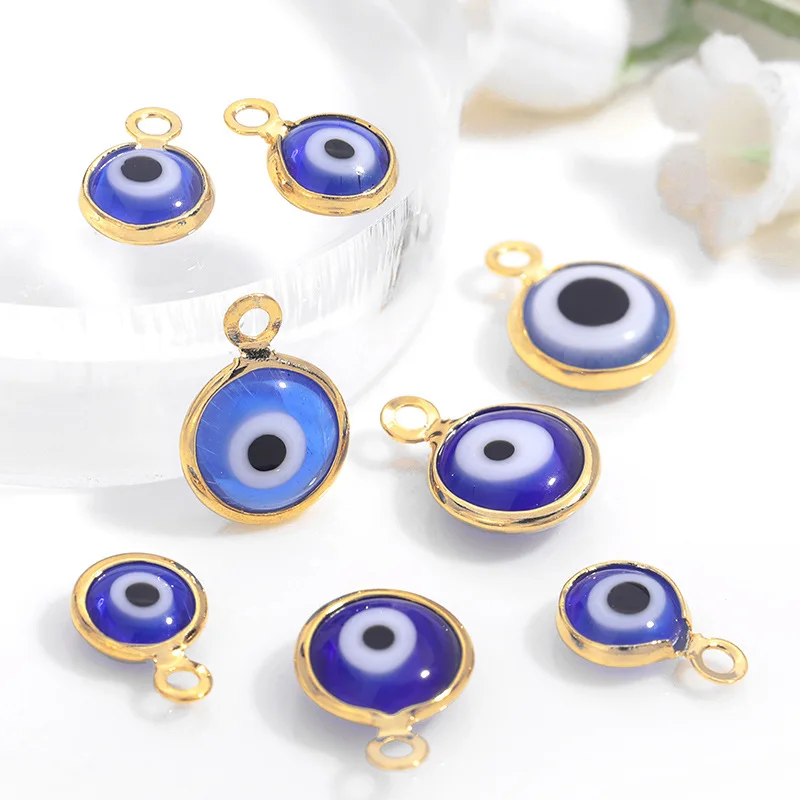 

New Full Nail Diamond 3D Rhinestone Luxury Crystal Design Evil Eye Nail Art Charm Zircon For Nails, Colorful