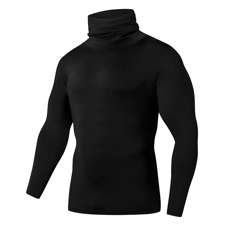 

New Custom Brand Male Solid Color Quick Dry T Shirts Wholesale Outdoor Cycling Jogging Bottoming Shirt Man Long Sleeve Tops