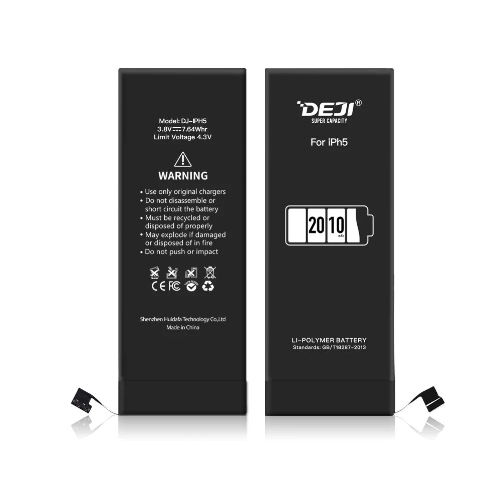 

DEJI OEM Batteries Manufacturer Full Capacity Battery for iPhone 5