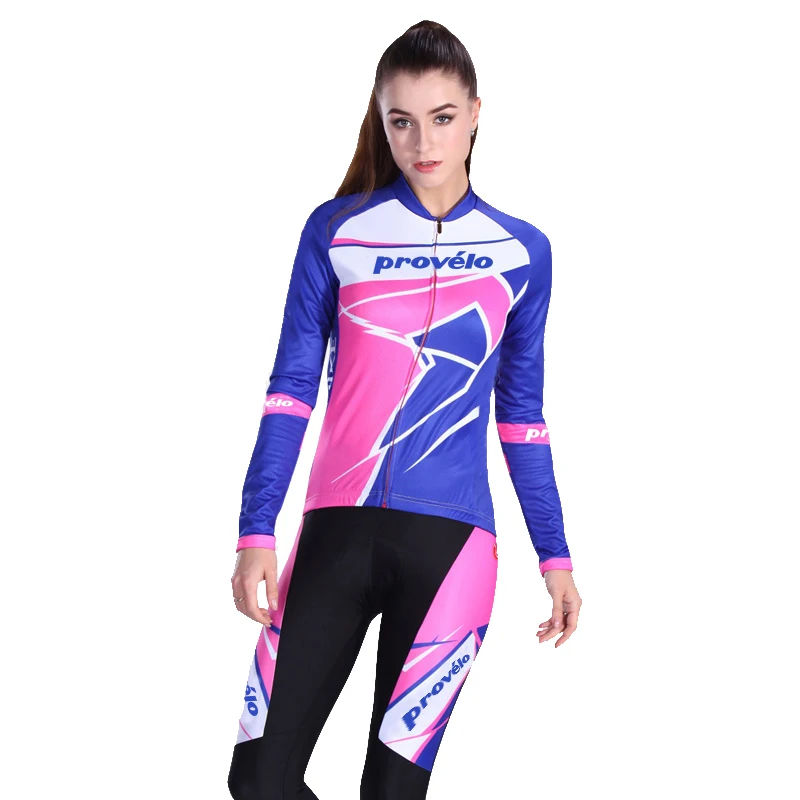 
Women Cycling Jersey Manufacturer Mountain Sexy Bike Jersey Long Sleeve Set Anti UV MTB Bicycle Clothes Wear Mujer Ciclismo Ropa 