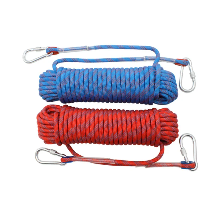 
Selling 8mm strong metal hook braided polyester climb equipment fire rescue rope  (62384930770)