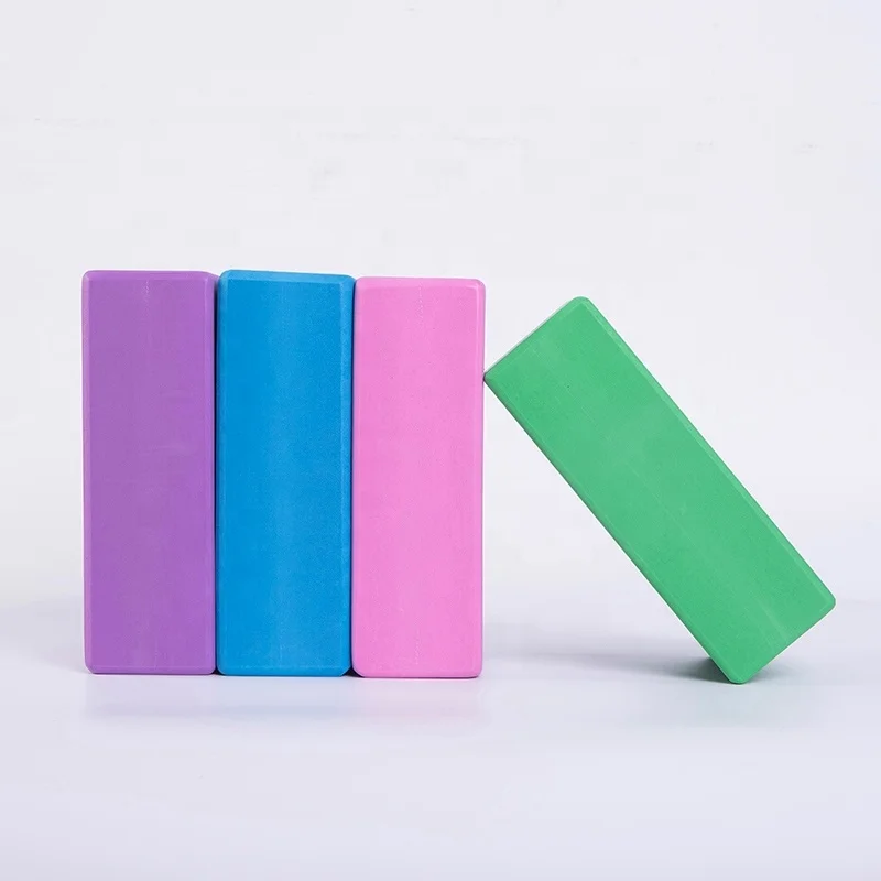 

Wholesale eco friendly fitness training accessories custom logo yoga brick eva yoga block