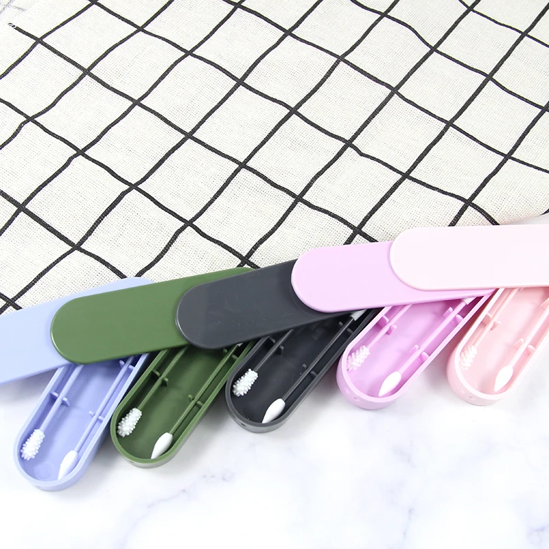 

Custom logo ear cleaning reusable cotton swab silicone cotton buds