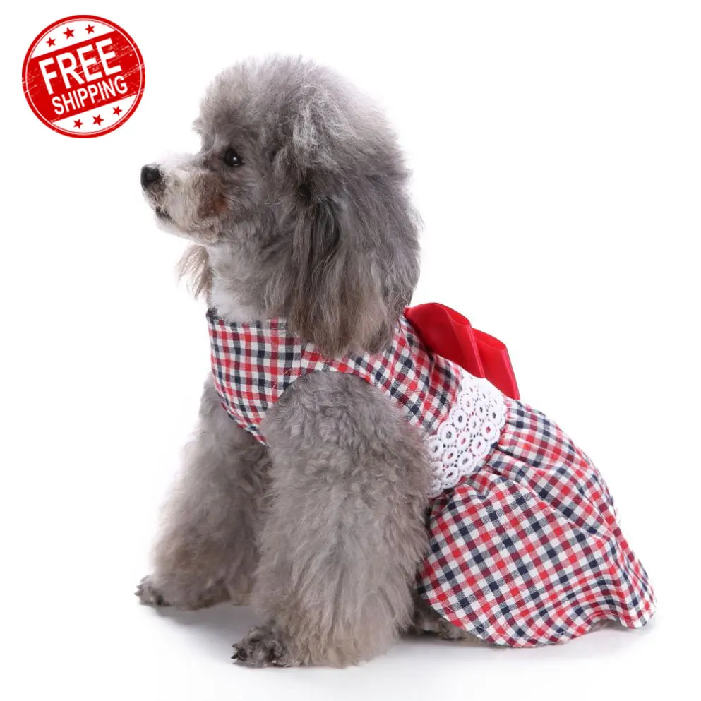 

Pet Clothes Europe Stock Dog Brand Dress, Red