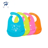 

Food Grade Soft Silicone Easily Wipes Clean CPC and FDA Passed Waterproof Silicone Baby Bib
