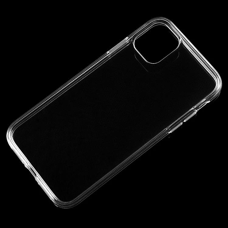 

Clear transparent 1.0mm thickness tpu cheap price crystal protective phone back cover case for iphone 11 6.1 soft case