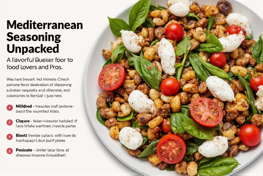Herbs and Spices for Mediterranean Seasoning