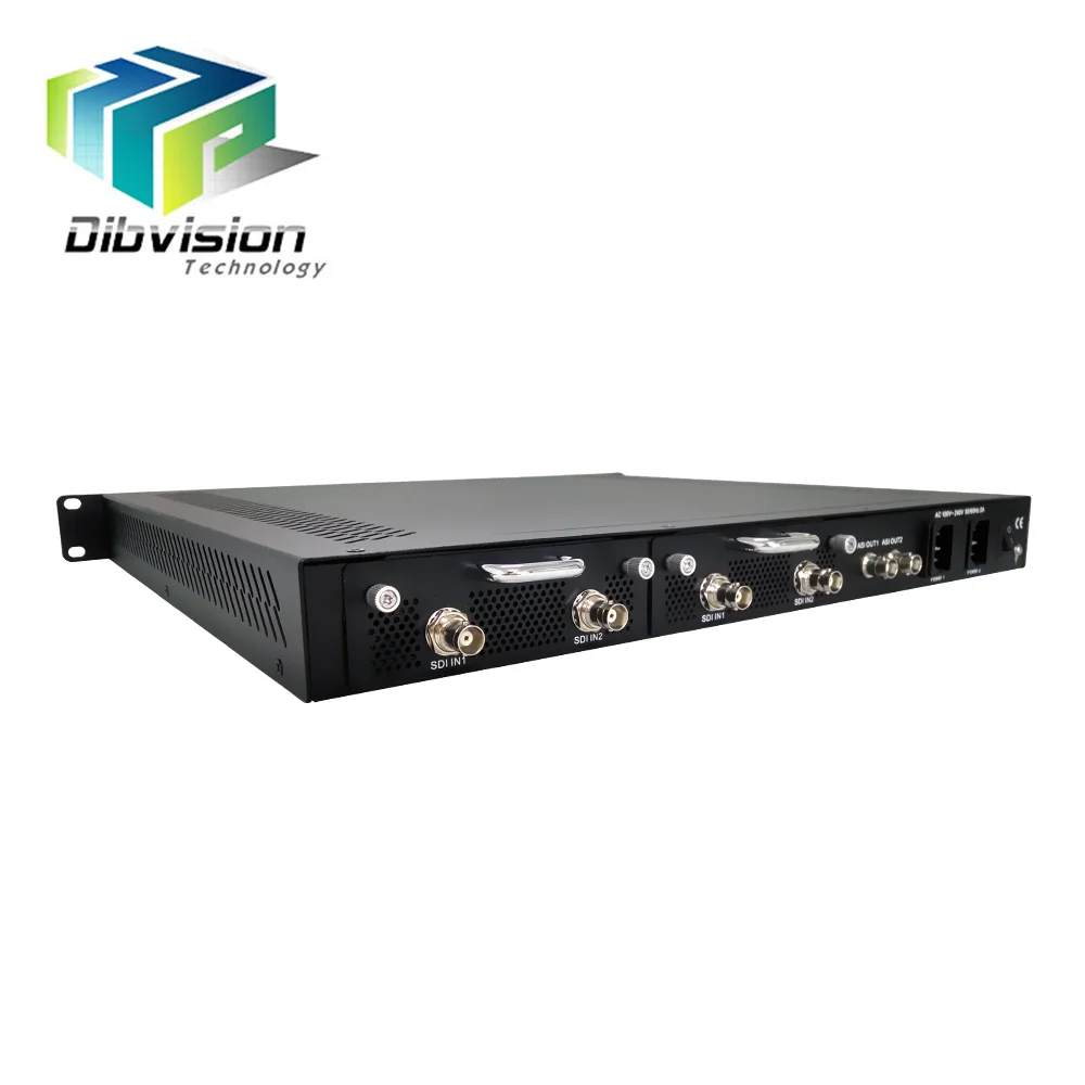 

4chs hd sdi to asi encoder mpeg2 mpeg4 for isdb-t headend AC3 audio supported