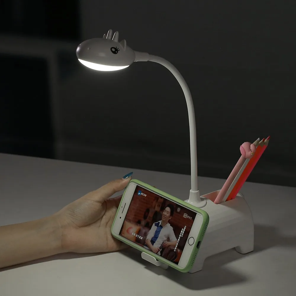 Led Table Lamp Wireless Charger Foldable Mobile Phone Usb Charging For