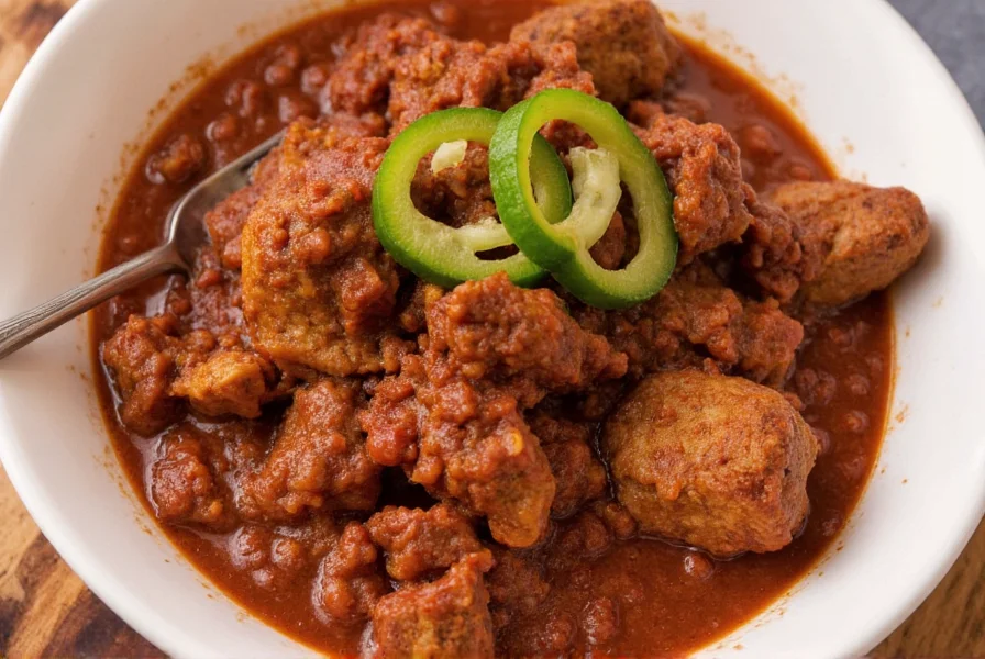 Carne Adovada served on a plate