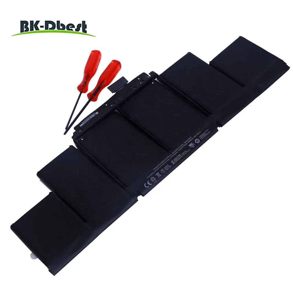 

BK-Dbest NEW Genuine Original laptop Battery For MacBook Pro 15" A1398 Mid 2012 Early 2013 Battery A1417 Laptop Battery, Black