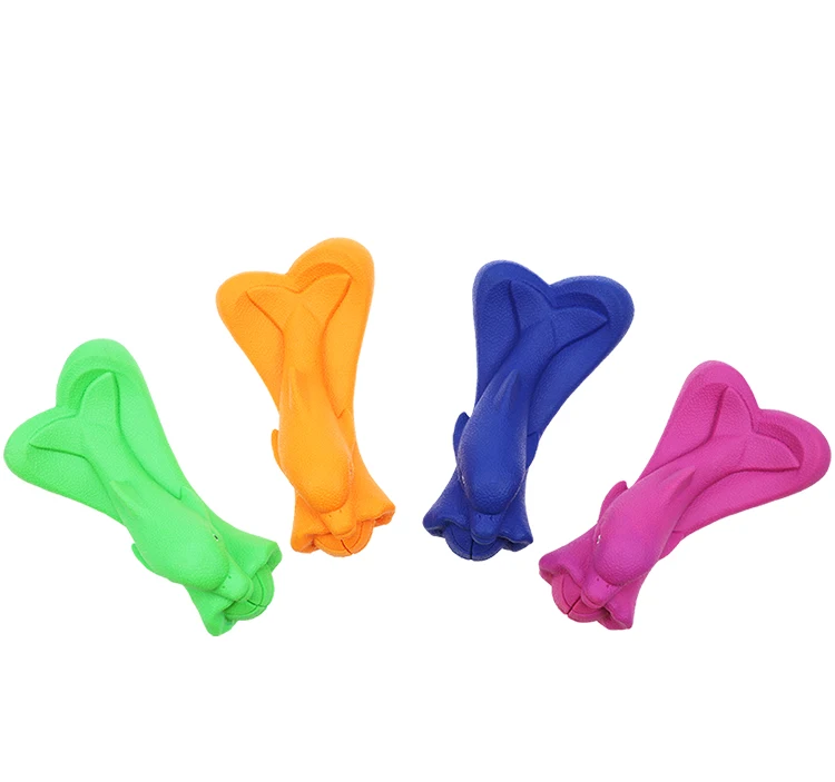 Rubber Solid Rubber dog toy     Dolphin Dog Chew Molar Rubber Toy Strength Factory Undertakes OEM/ODM
