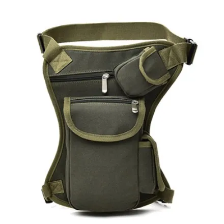 

Handmade utility belt army gun climbing camo military engineer tool drop leg tactical molle canvas bum bag waist bag