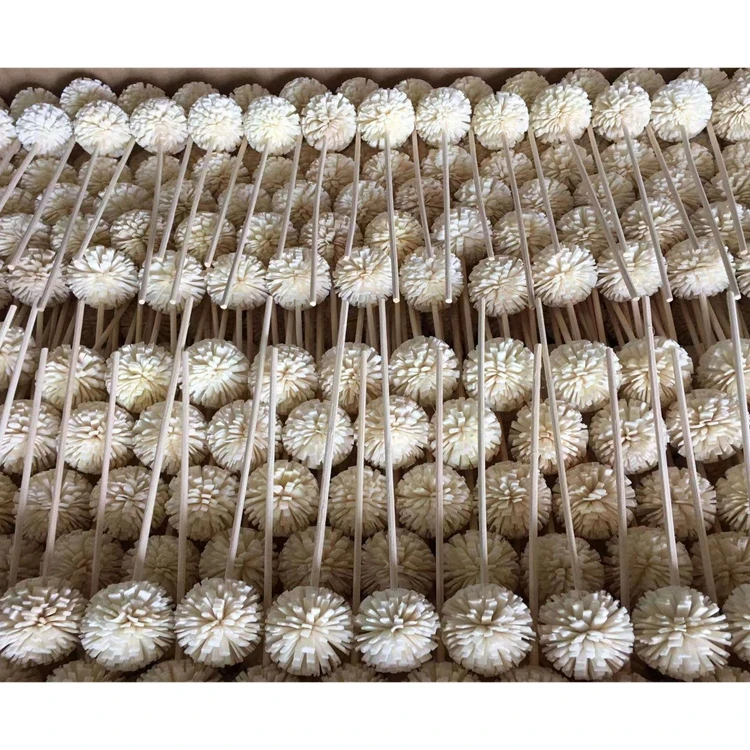 

White sola flower sola flower stick Home Air Freshener Cedar Ball Sola Flower
