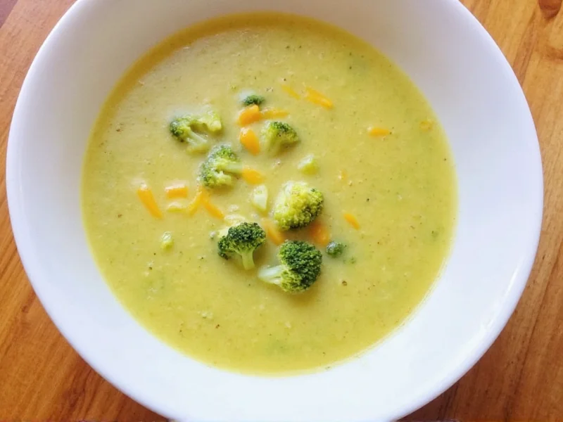 Simple Broccoli Cheddar Soup: Easy Homemade Recipe