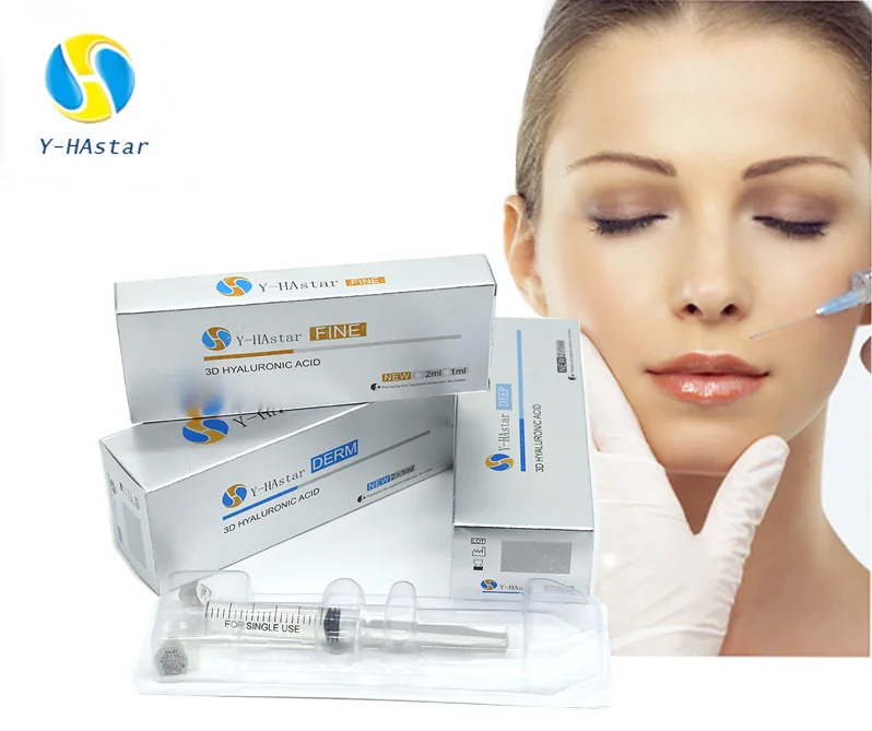 

1ml injectable hyaluronic acid dermal filler for body, Transparent