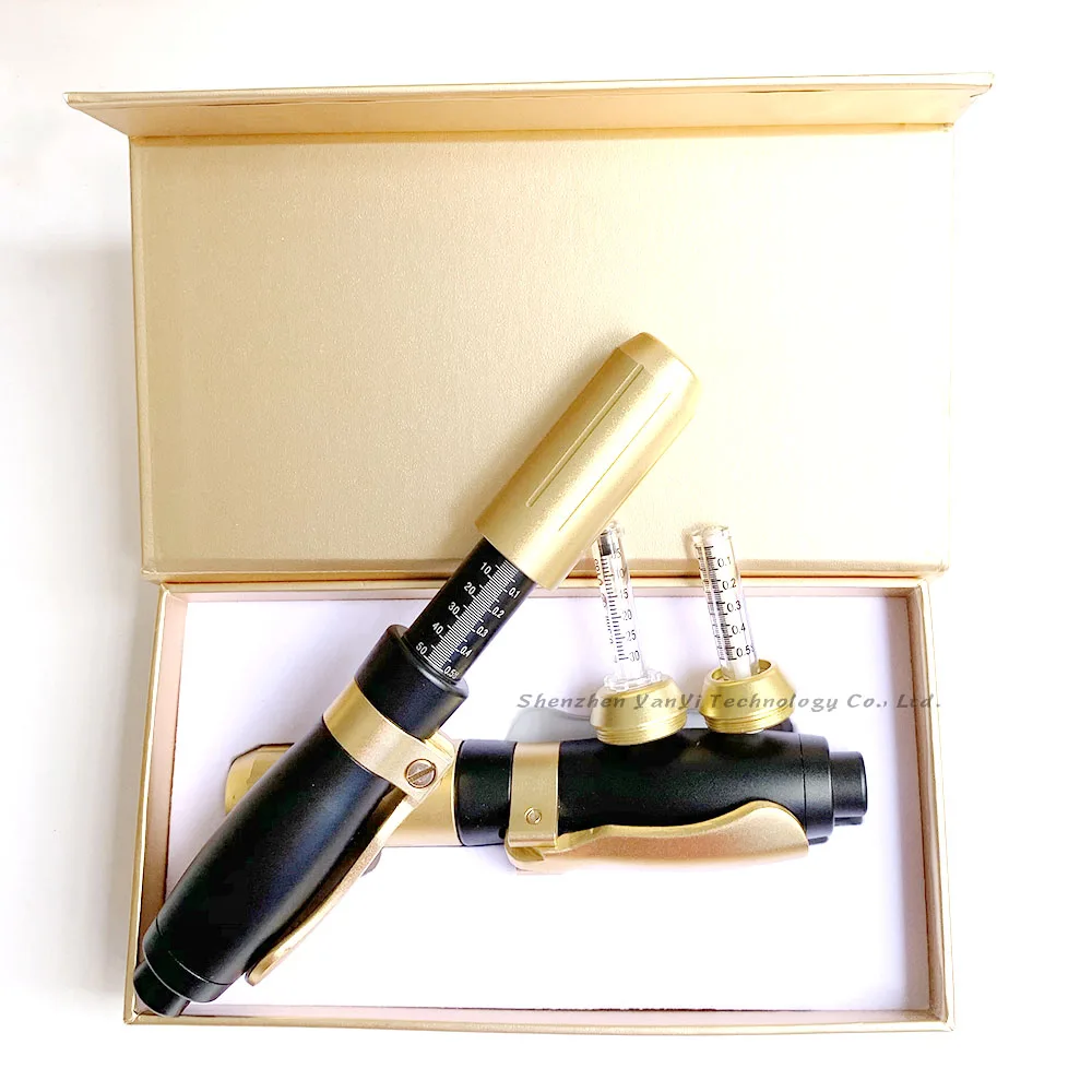 

YanYi Anti-Aging Skin Injector Hyaluronic Acid Pen for Lips Filling, Gold and black