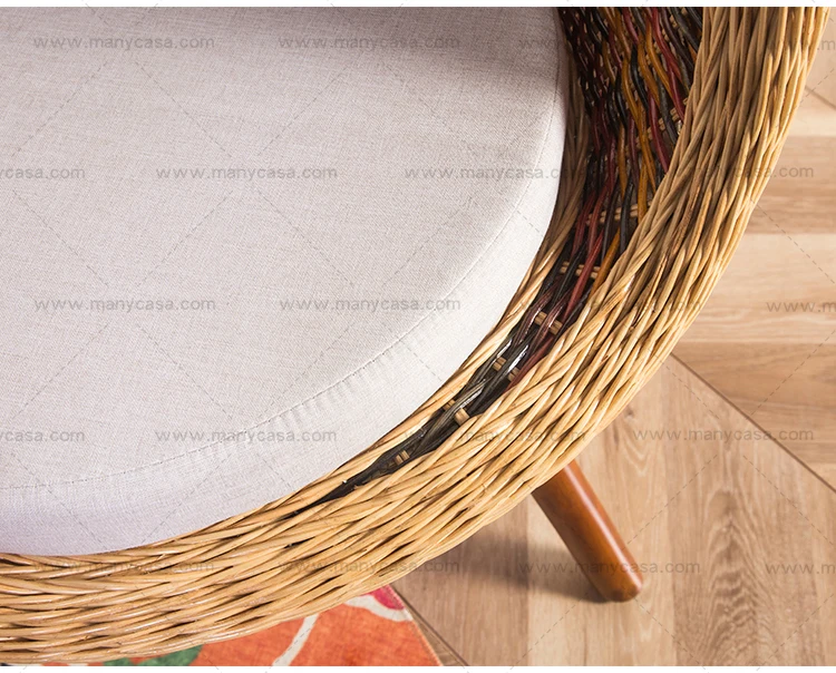 Modern Balcony Outdoor Table And Chair Combination Outdoor Rattan