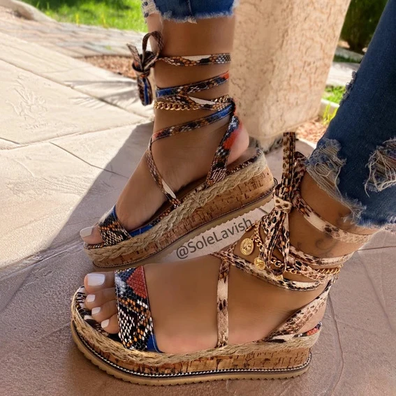 

Fashion design new arrival lace up sandals for ladies summer shoes wholesale women shoe sandal