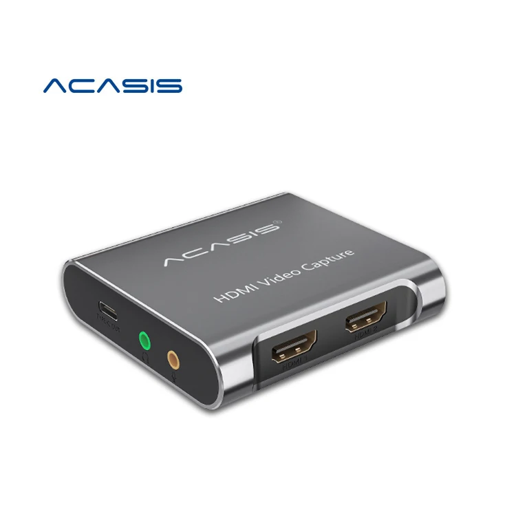 

Acasis 4K 1080P HD-compatible Video Capture Card USB 3.0 HD Recorder for Game Video Live Streaming for PS4/Xbox/PC/Switch Acas