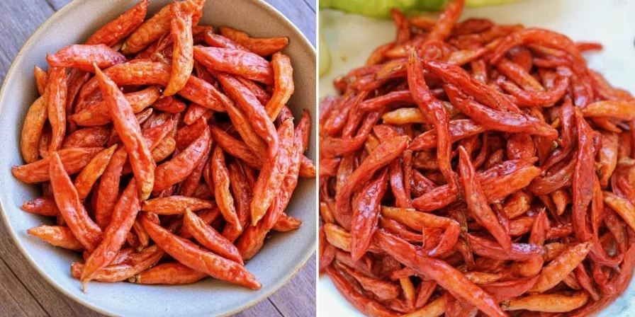 Simple hot water soak method for dried chiles