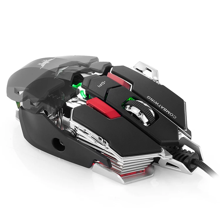 

Super Cool Adjustable Computer Gaming Mouse for Gamer, Black