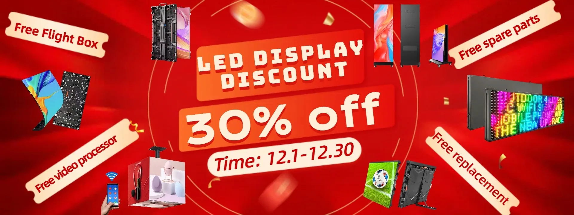 led display screen factory for indoor outdoor advertising