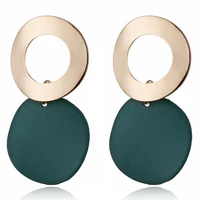 

Fashion Statement Earrings 2019 Big Geometric earrings For Women Hanging Dangle Earrings modern Jewelry