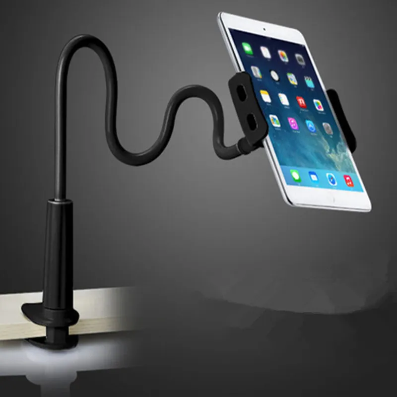 
Factory Wholesale Flexible Foldable Long Arm 80CM Gooseneck Phone Holder 360 Rotating Lazy Desktop Tablet Stand Holder for Bed 