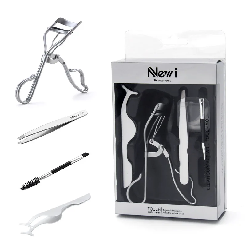 

Grafting Eyelash Curler Eyebrow Brush Eyelash Curler Makeup Beauty Tool Set Custom Eyebrow Curler, As picture show