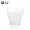 Hot selling transparent cheap dessert disposable coffee cups for cool drink